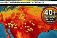 Extreme heatwave USA