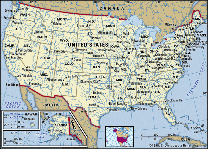 USA Maps - States, Cities, and Geography US COVID-19 news